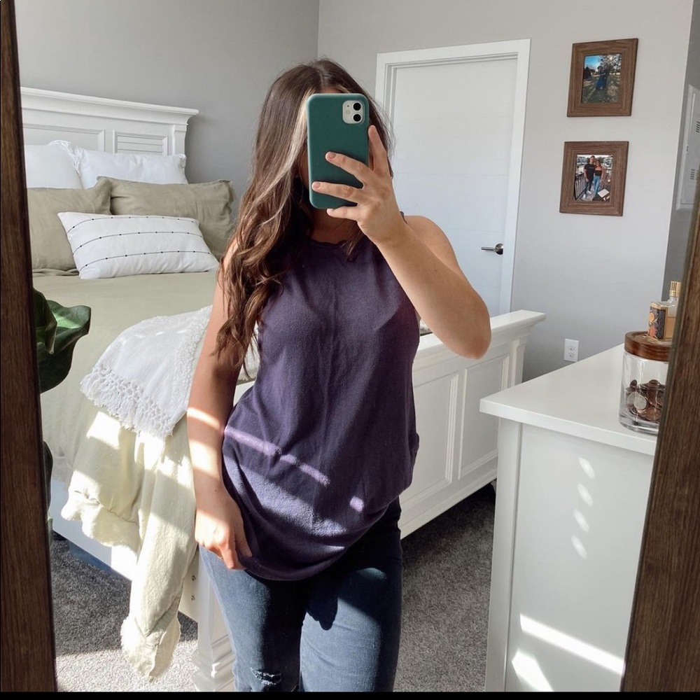 SOLD! Purple Muscle Tee